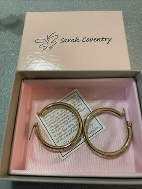 Sarah Coventry Hoop Earrings